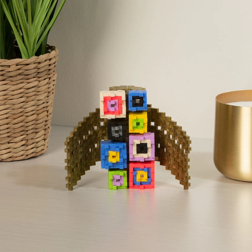 Inspired Klimt – The Kiss – Plus-Plus Tube Puzzle